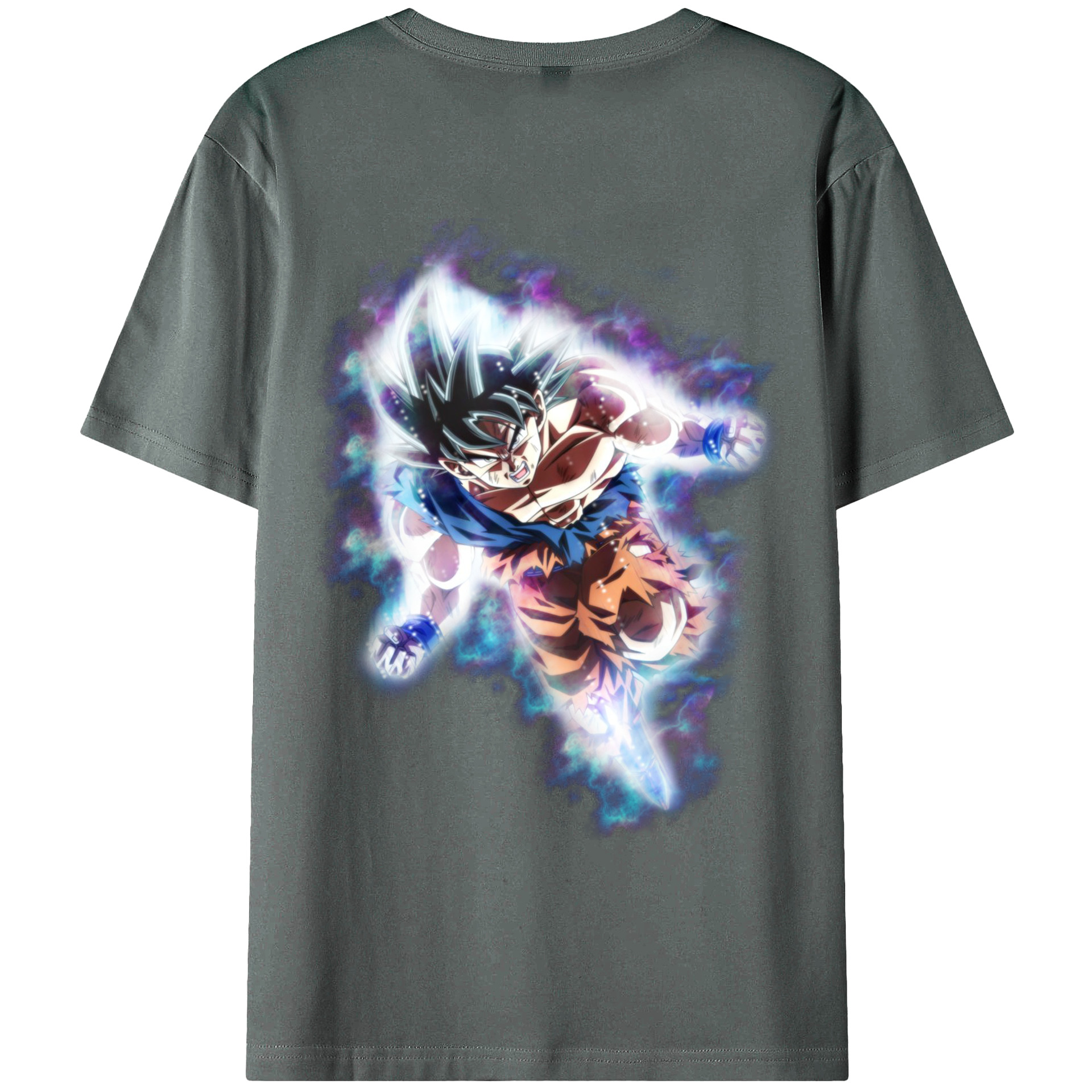 （画像用） ドラゴンボール 孫悟空（そん ごくう）Son Goku カカロット DRAGON BALL Kakarotto 綿100％ メンズ半袖Tシャツ（バックプリント） 通気性